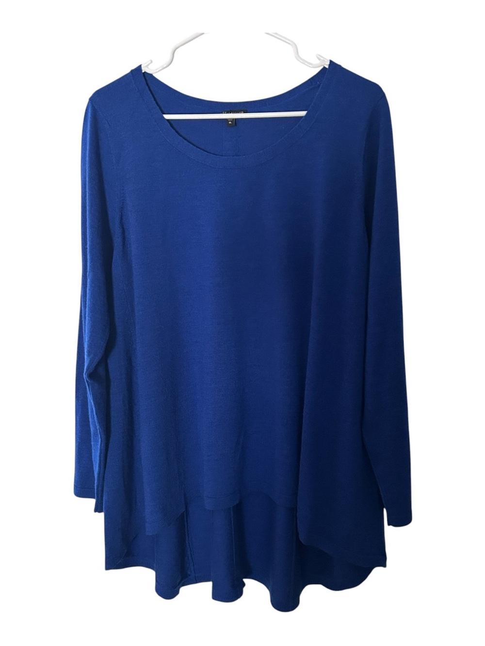 Eileen Fisher Merino Wool Sweater Relaxed Minimalist Knit W2